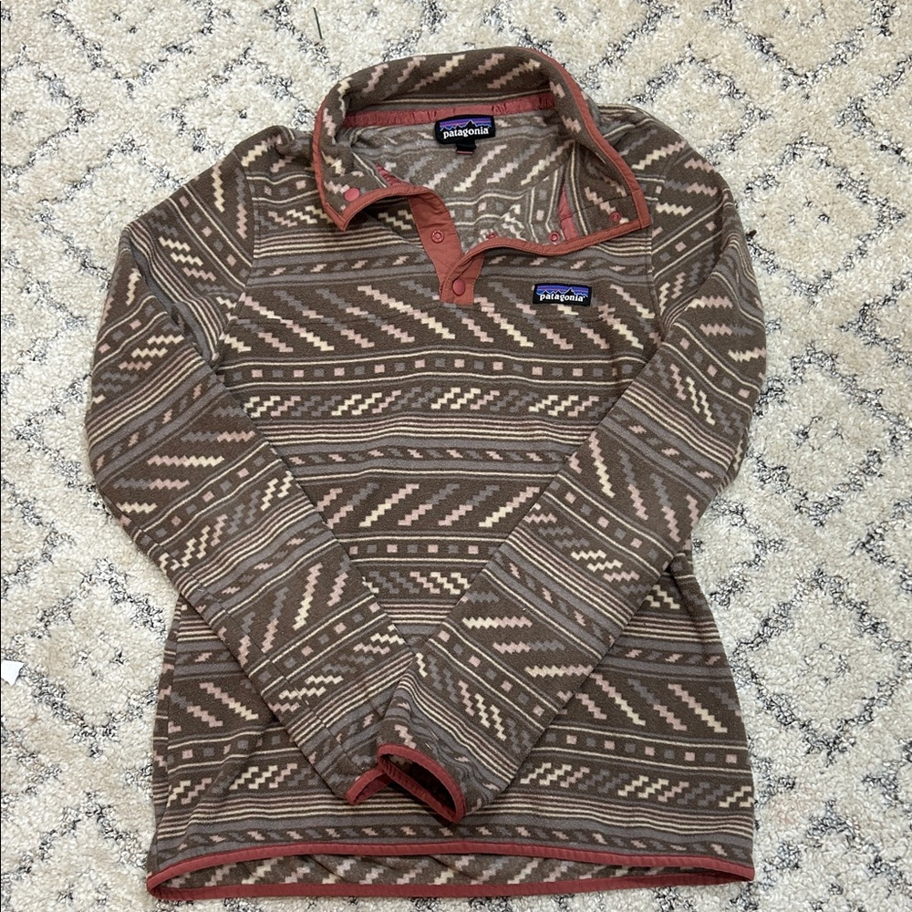 Patagonia Brown Patterned Women's Pullover